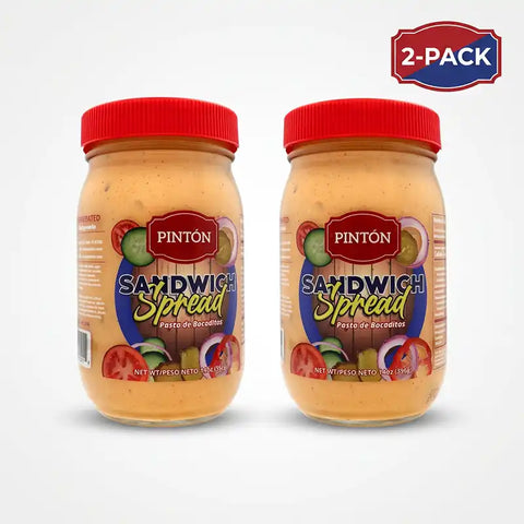 Pintón Sandwich Spread (Pack of 2) — Bold, Creamy Flavor in Every Bite! Pasta de Bocaditos (Snack Spread)