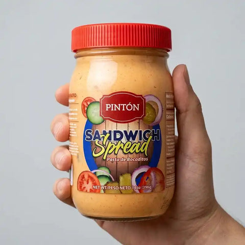 Pintón Sandwich Spread (Pack of 2) — Bold, Creamy Flavor in Every Bite! Pasta de Bocaditos (Snack Spread)