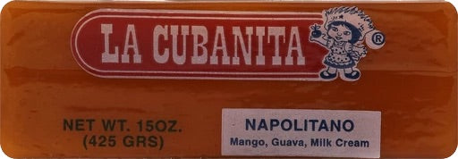 La cubanita Napolitano, guayaba, mango y crema de leche.