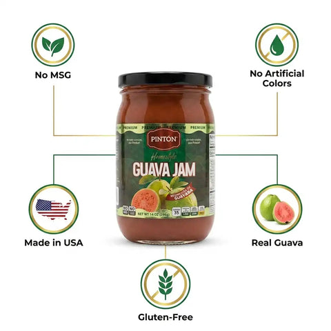 PINTON Guava Jam / Mermelada de Guayaba – 14 oz (2-Pack)