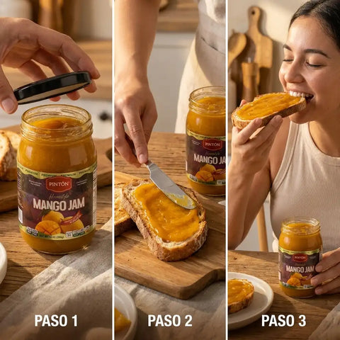 PINTON Homestyle Mango Jam – Mermelada de Mango | 14 oz (Pack of 2)