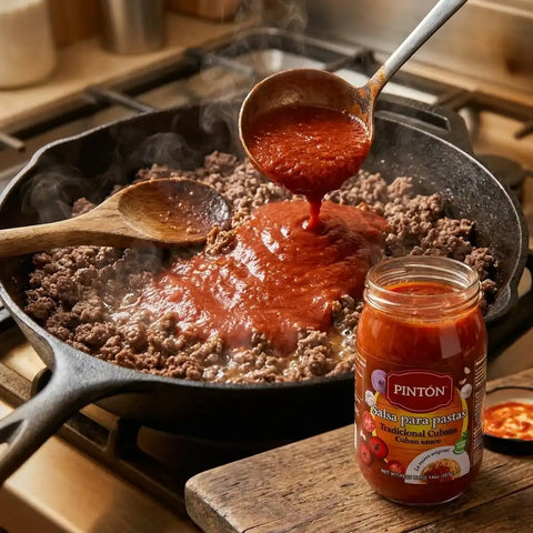 Pasta Sauce (PACKS) - The Authentic Cuban Recipe Flavor Traditional Spicy Bbq Spicy Garlic Mix