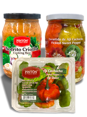 Special Combo: Sofrito, Ají (hot pepper) & Encurtido (pickled vegetables)