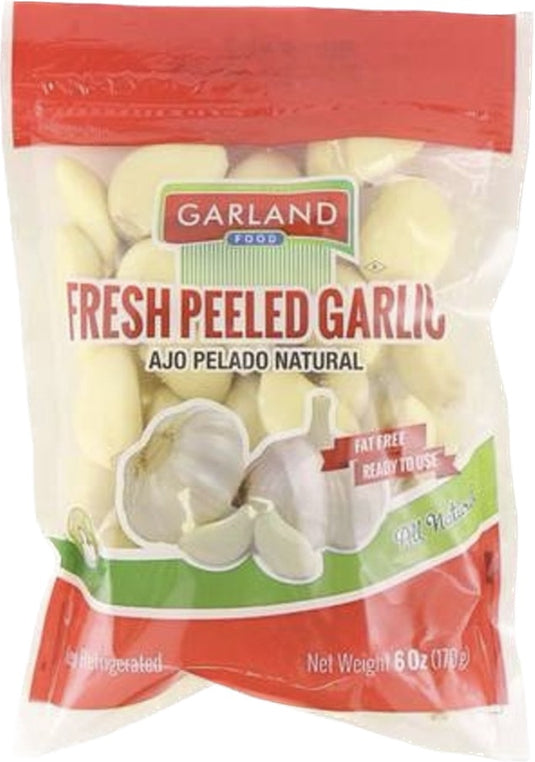 Garland ajo pelado, peeled garlic