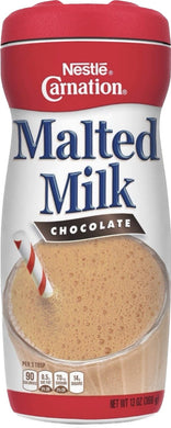 Leche malteada sabor chocolate/Chocolate malted milk