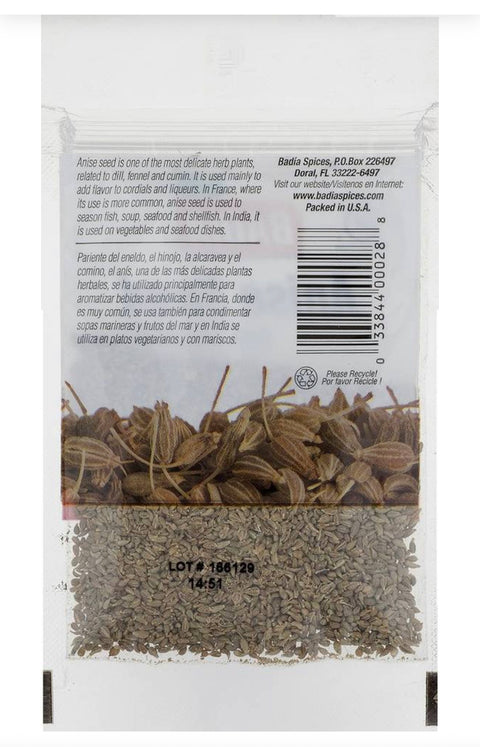 Anís Español, anise seed